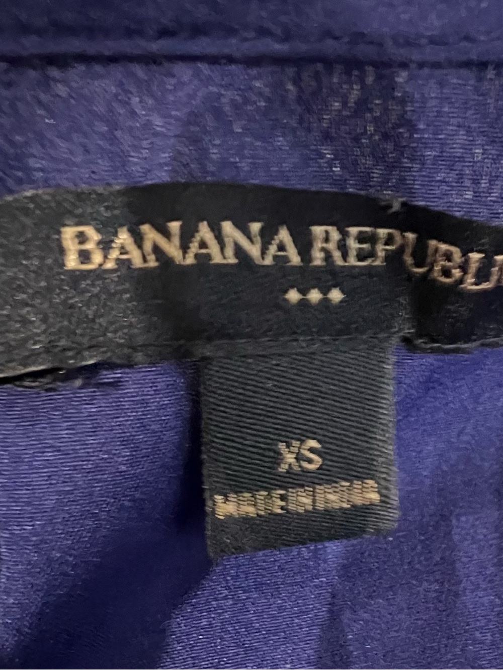 Banana republic Sleeveless Ruffled Button-Front Top - Royal Blue - Picture 9 of 11